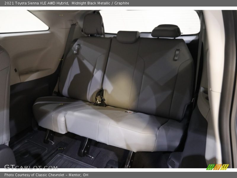 Rear Seat of 2021 Sienna XLE AWD Hybrid
