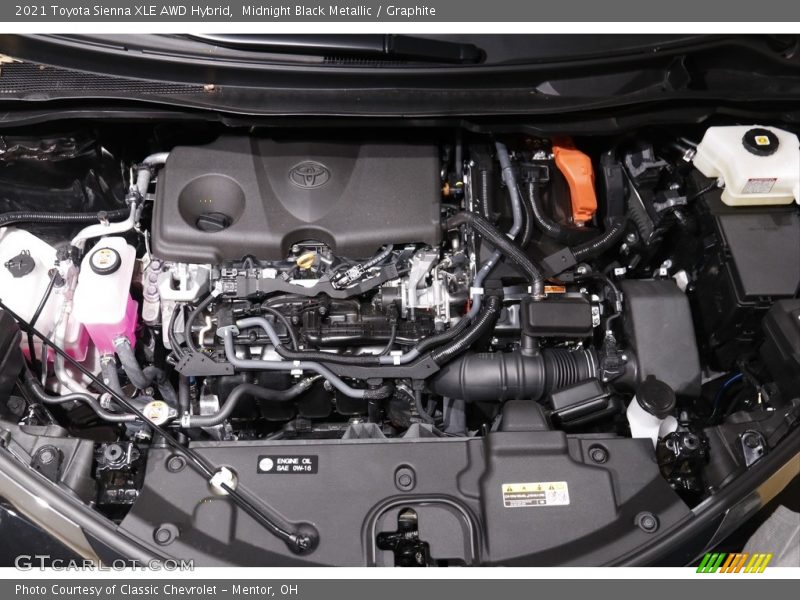  2021 Sienna XLE AWD Hybrid Engine - 2.5 Liter DOHC 16-Valve VVT-i 4 Cylinder Gasoline/Electric Hybrid