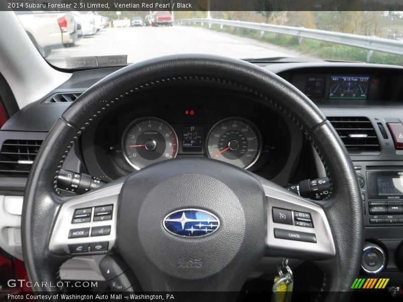 Venetian Red Pearl / Black 2014 Subaru Forester 2.5i Limited