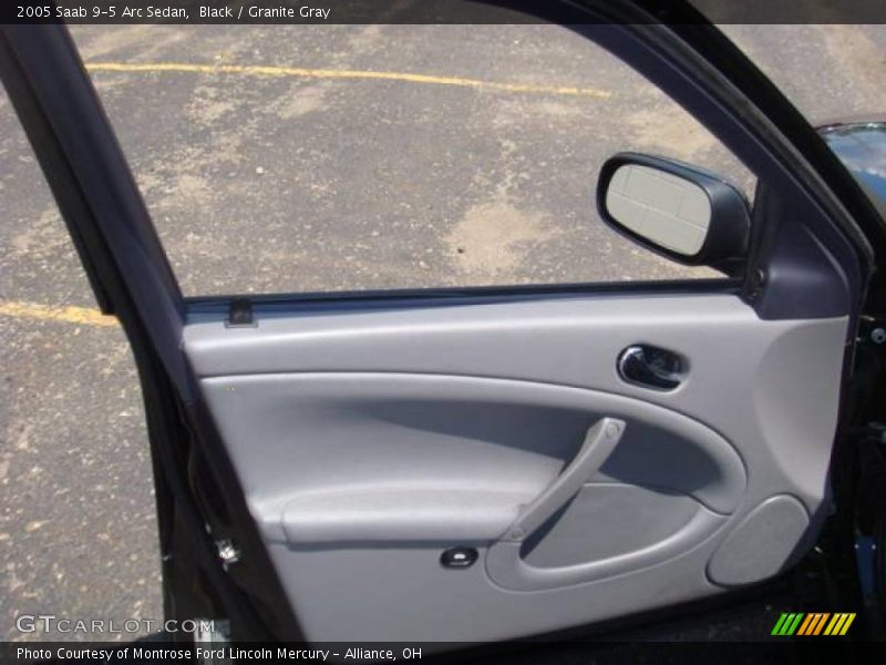 Black / Granite Gray 2005 Saab 9-5 Arc Sedan