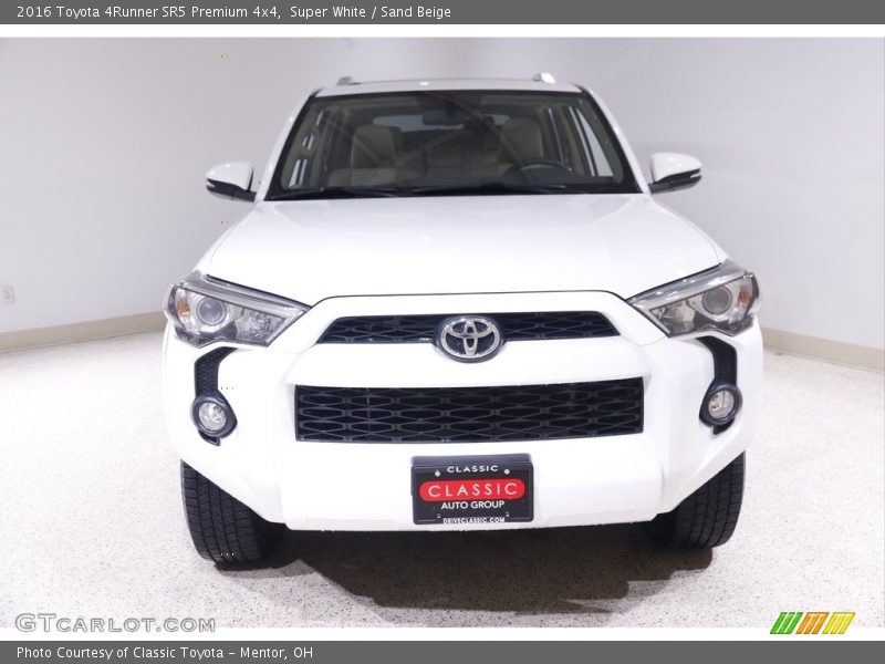 Super White / Sand Beige 2016 Toyota 4Runner SR5 Premium 4x4