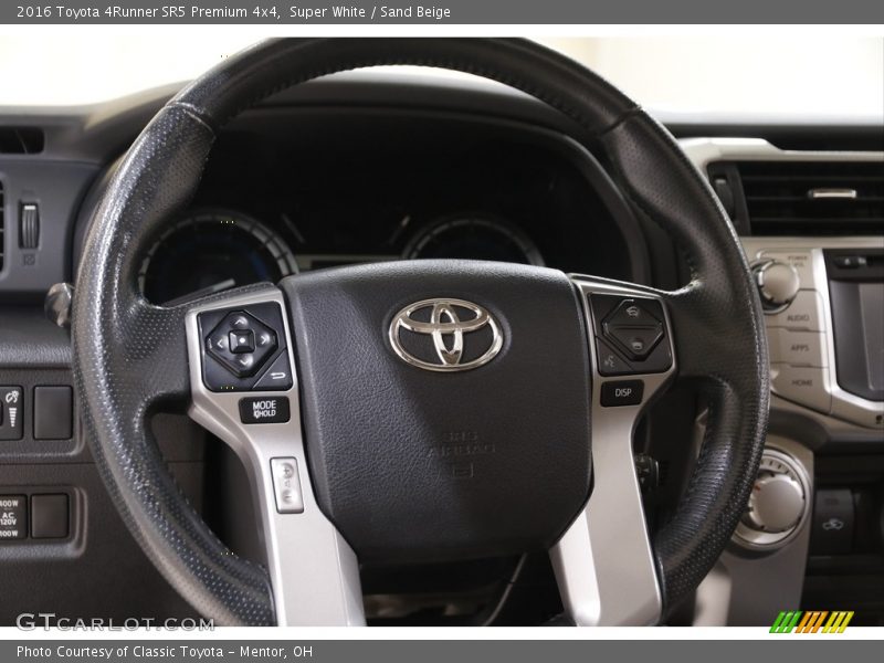 Super White / Sand Beige 2016 Toyota 4Runner SR5 Premium 4x4