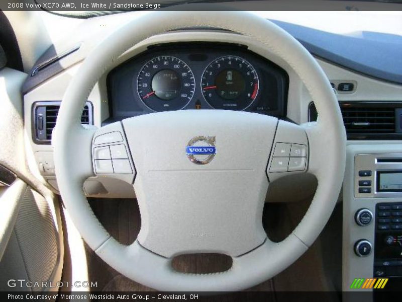 Ice White / Sandstone Beige 2008 Volvo XC70 AWD
