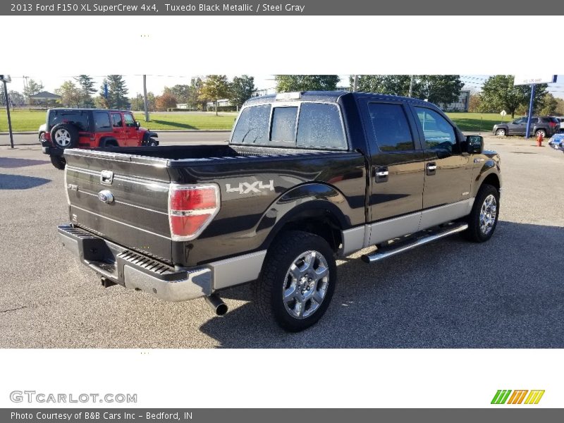 Tuxedo Black Metallic / Steel Gray 2013 Ford F150 XL SuperCrew 4x4