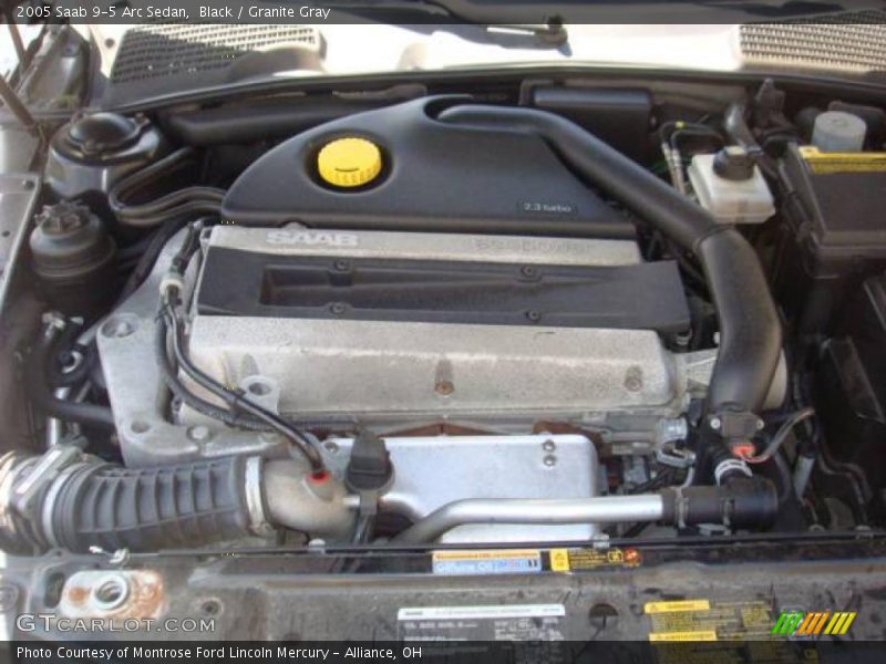 Black / Granite Gray 2005 Saab 9-5 Arc Sedan