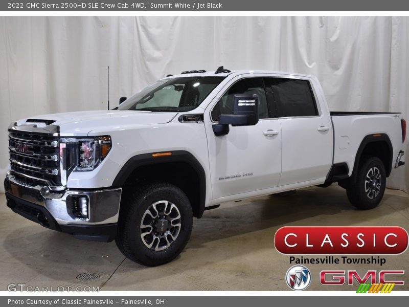 Summit White / Jet Black 2022 GMC Sierra 2500HD SLE Crew Cab 4WD