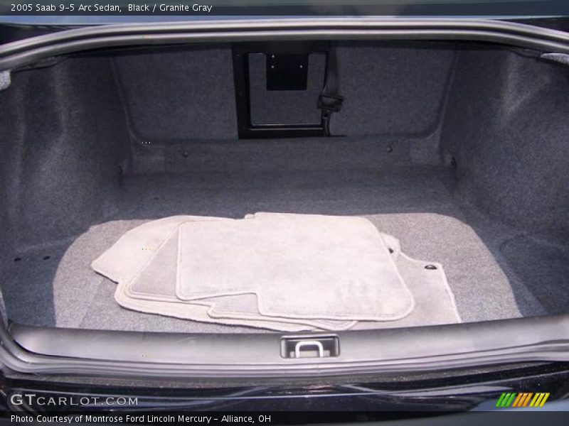 Black / Granite Gray 2005 Saab 9-5 Arc Sedan