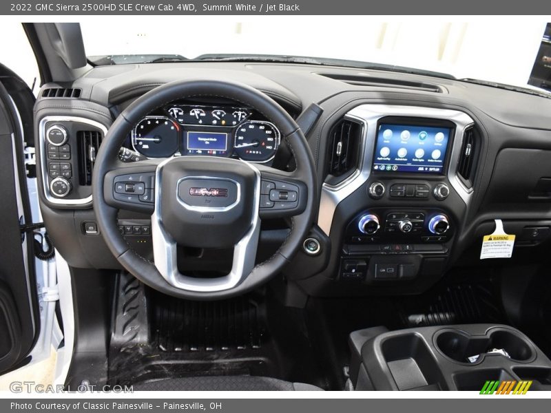 Summit White / Jet Black 2022 GMC Sierra 2500HD SLE Crew Cab 4WD
