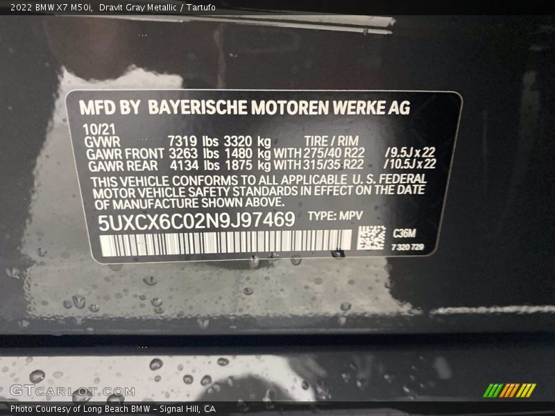 C36 - 2022 BMW X7 M50i