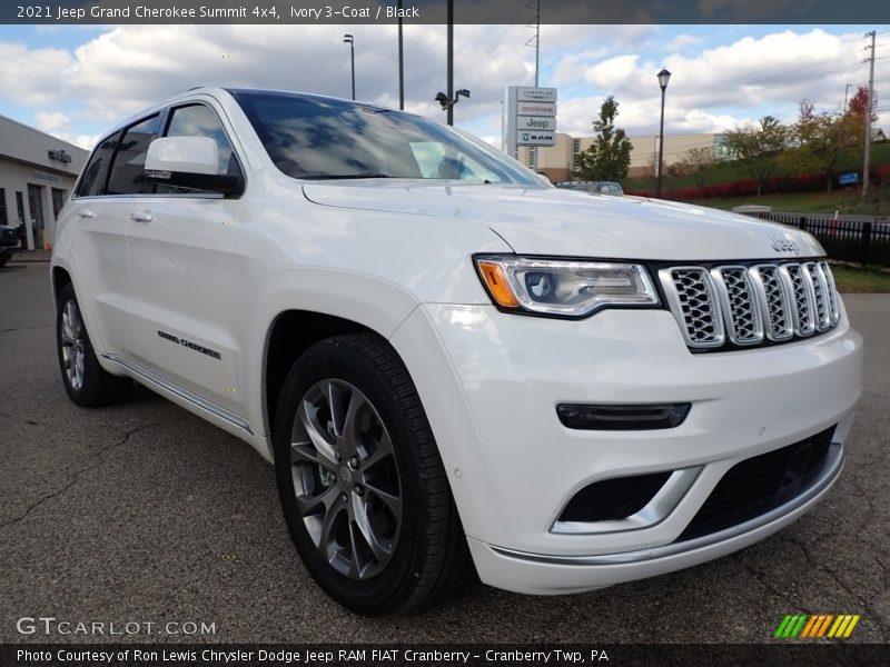 Ivory 3-Coat / Black 2021 Jeep Grand Cherokee Summit 4x4