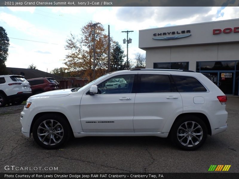 Ivory 3-Coat / Black 2021 Jeep Grand Cherokee Summit 4x4