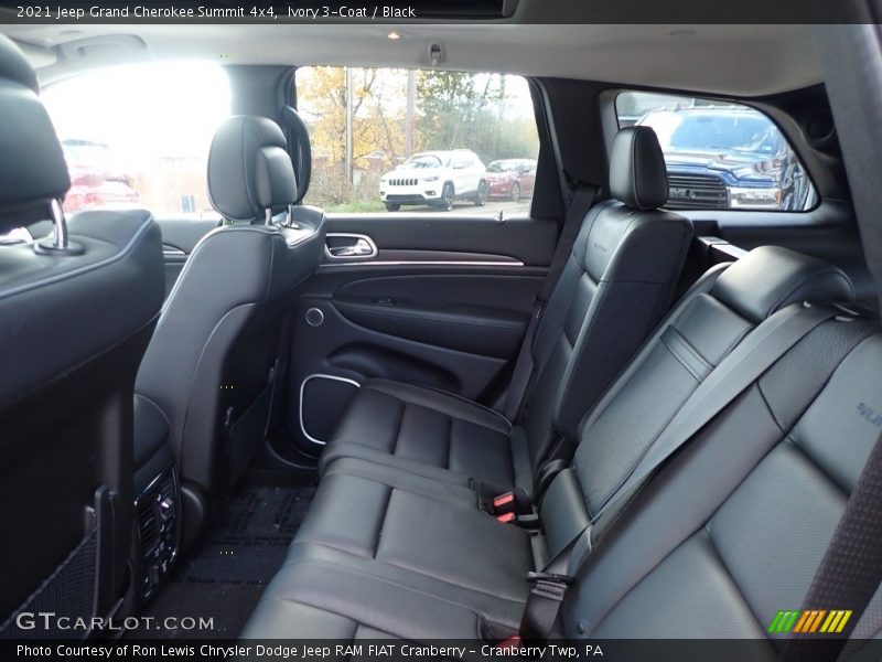 Rear Seat of 2021 Grand Cherokee Summit 4x4