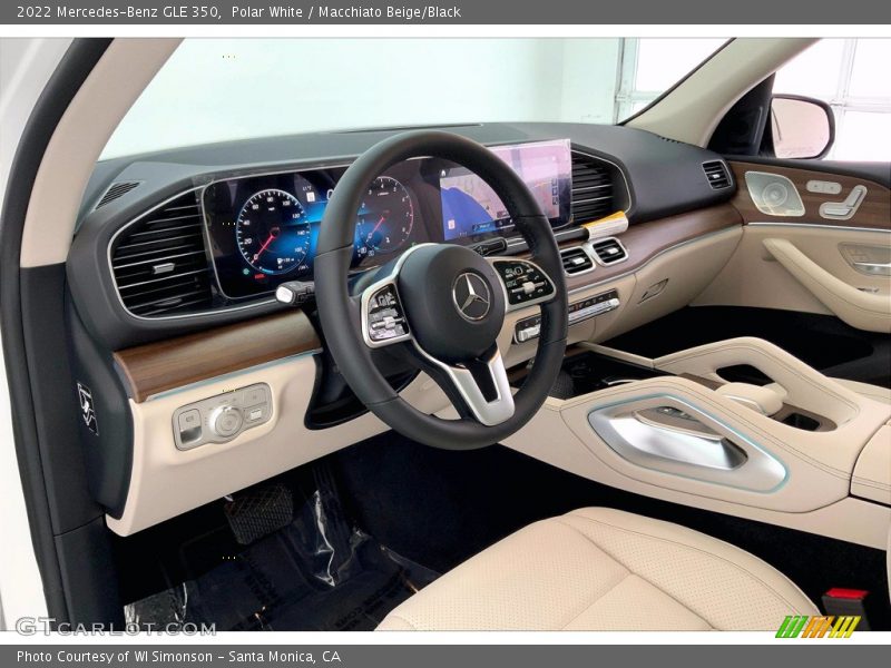 Polar White / Macchiato Beige/Black 2022 Mercedes-Benz GLE 350