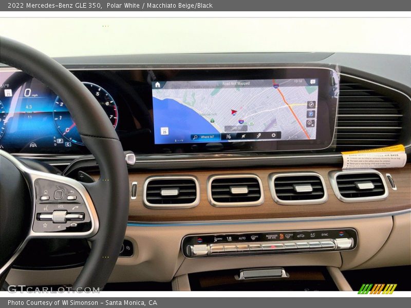 Polar White / Macchiato Beige/Black 2022 Mercedes-Benz GLE 350