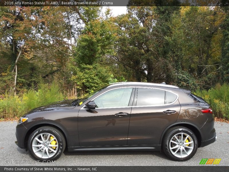  2018 Stelvio Ti AWD Basalto Brown Metallic