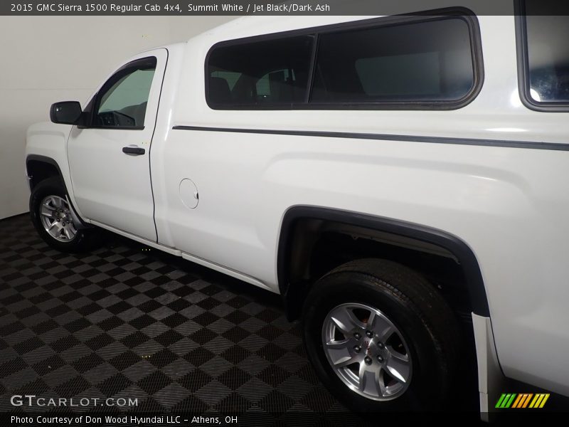 Summit White / Jet Black/Dark Ash 2015 GMC Sierra 1500 Regular Cab 4x4