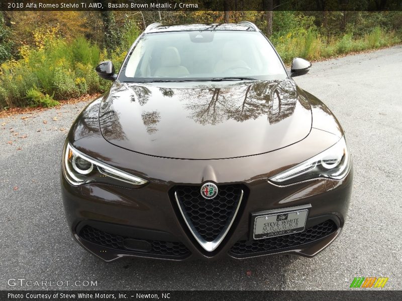 Basalto Brown Metallic / Crema 2018 Alfa Romeo Stelvio Ti AWD
