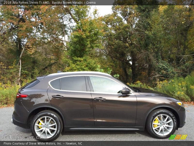  2018 Stelvio Ti AWD Basalto Brown Metallic