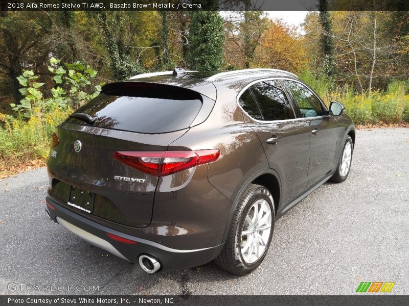 Basalto Brown Metallic / Crema 2018 Alfa Romeo Stelvio Ti AWD
