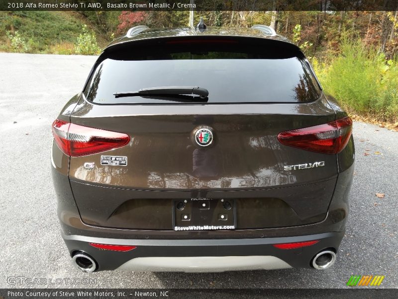 Basalto Brown Metallic / Crema 2018 Alfa Romeo Stelvio Ti AWD