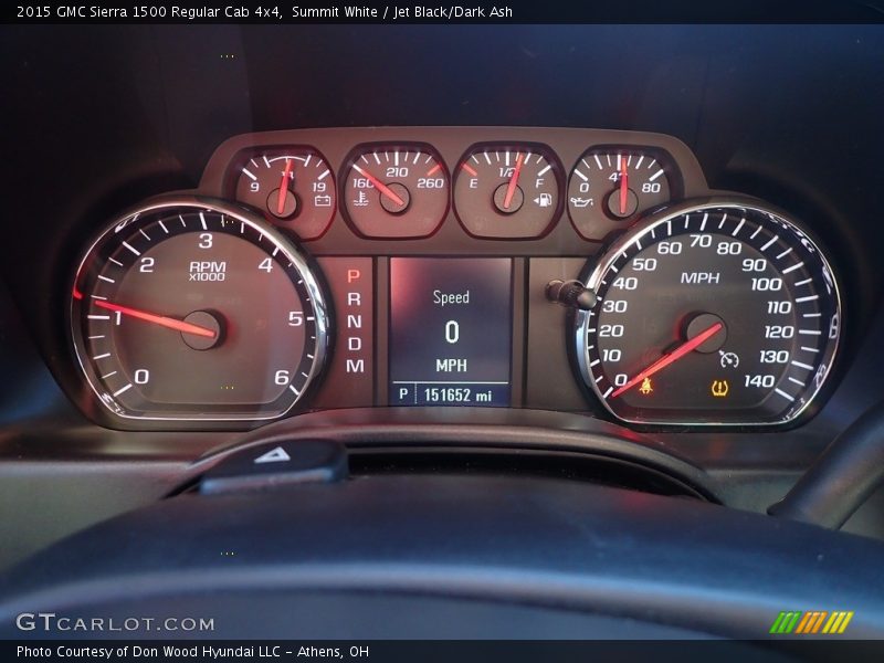  2015 Sierra 1500 Regular Cab 4x4 Regular Cab 4x4 Gauges