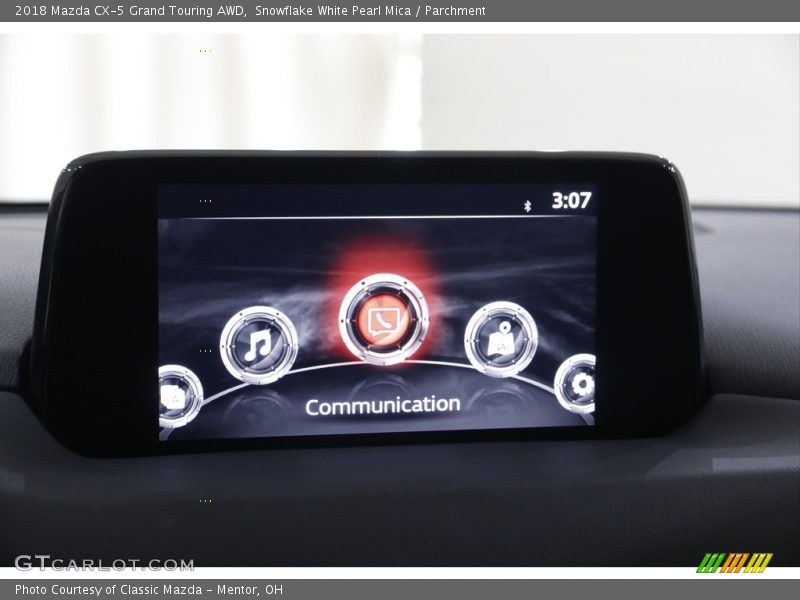 Snowflake White Pearl Mica / Parchment 2018 Mazda CX-5 Grand Touring AWD