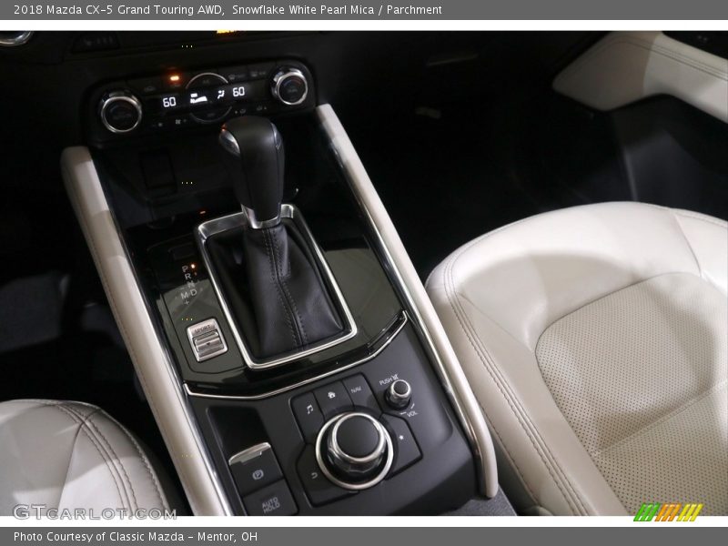 Snowflake White Pearl Mica / Parchment 2018 Mazda CX-5 Grand Touring AWD