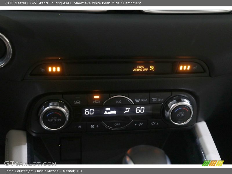 Snowflake White Pearl Mica / Parchment 2018 Mazda CX-5 Grand Touring AWD