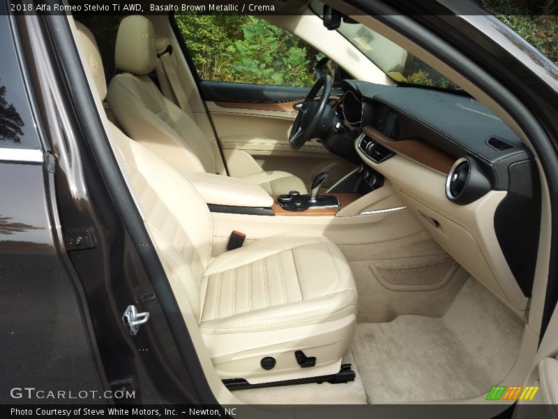 Front Seat of 2018 Stelvio Ti AWD
