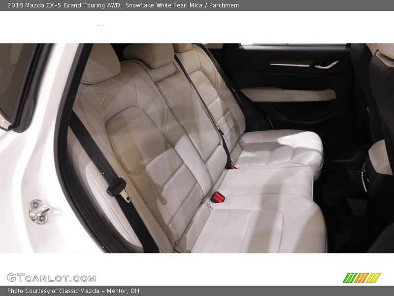 Snowflake White Pearl Mica / Parchment 2018 Mazda CX-5 Grand Touring AWD