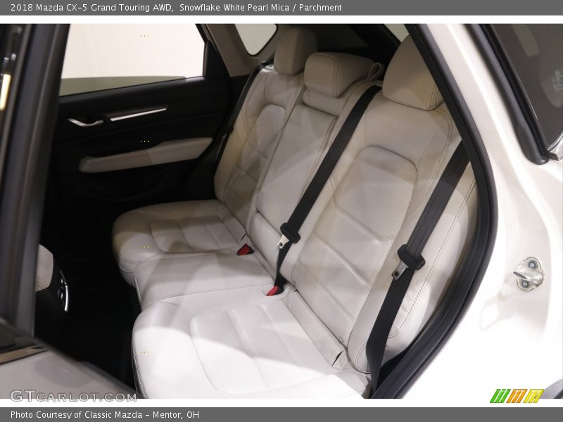 Snowflake White Pearl Mica / Parchment 2018 Mazda CX-5 Grand Touring AWD