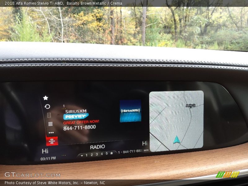 Basalto Brown Metallic / Crema 2018 Alfa Romeo Stelvio Ti AWD