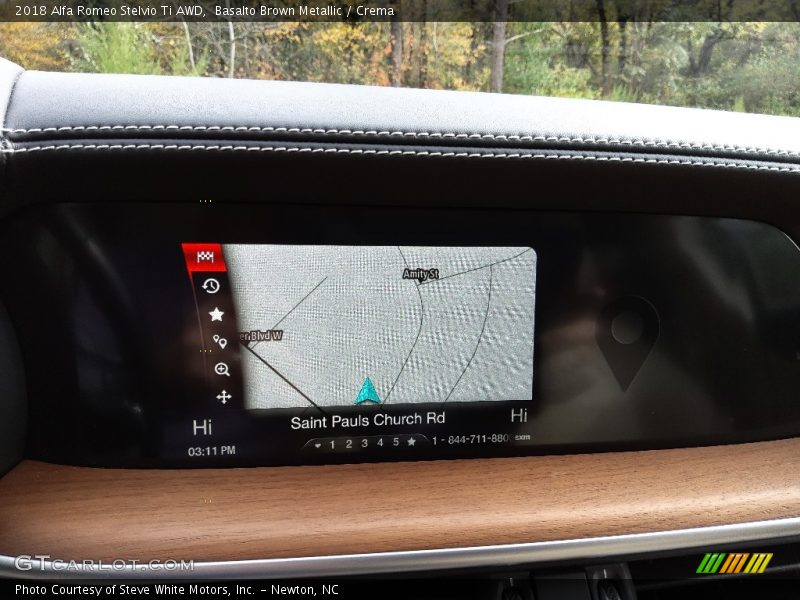 Basalto Brown Metallic / Crema 2018 Alfa Romeo Stelvio Ti AWD