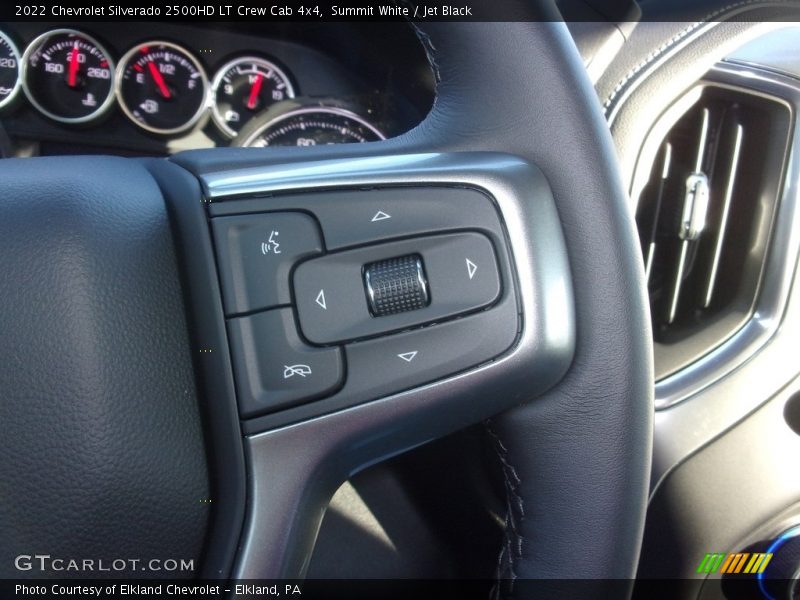 Summit White / Jet Black 2022 Chevrolet Silverado 2500HD LT Crew Cab 4x4
