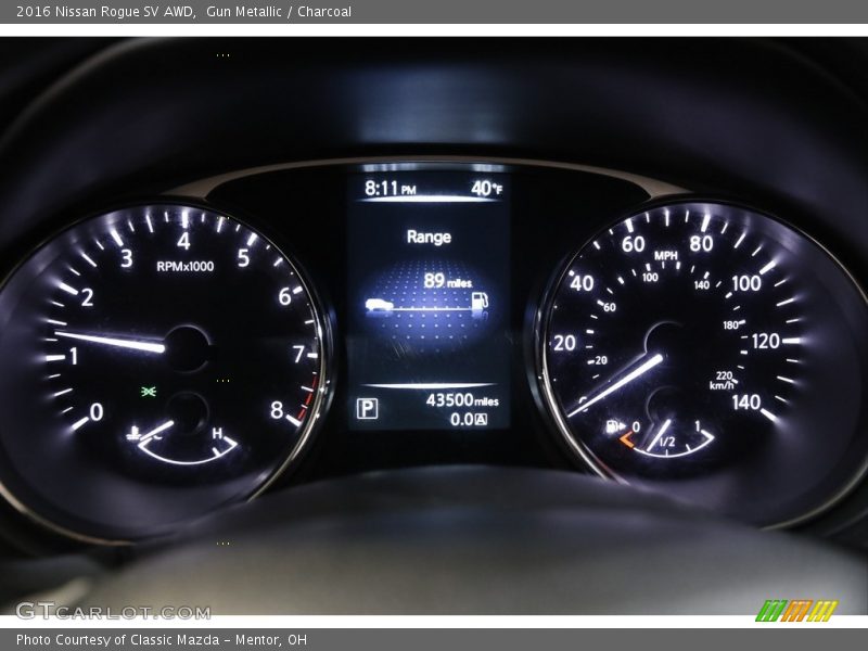  2016 Rogue SV AWD SV AWD Gauges