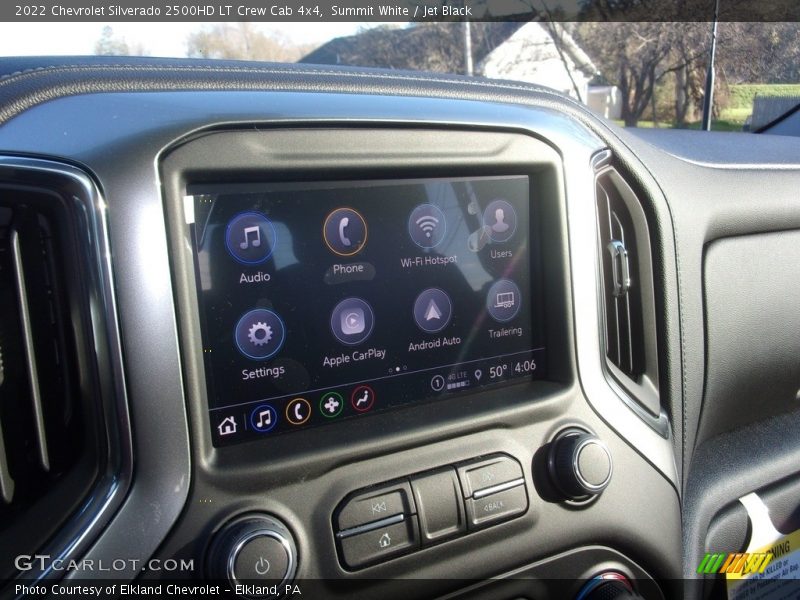 Summit White / Jet Black 2022 Chevrolet Silverado 2500HD LT Crew Cab 4x4