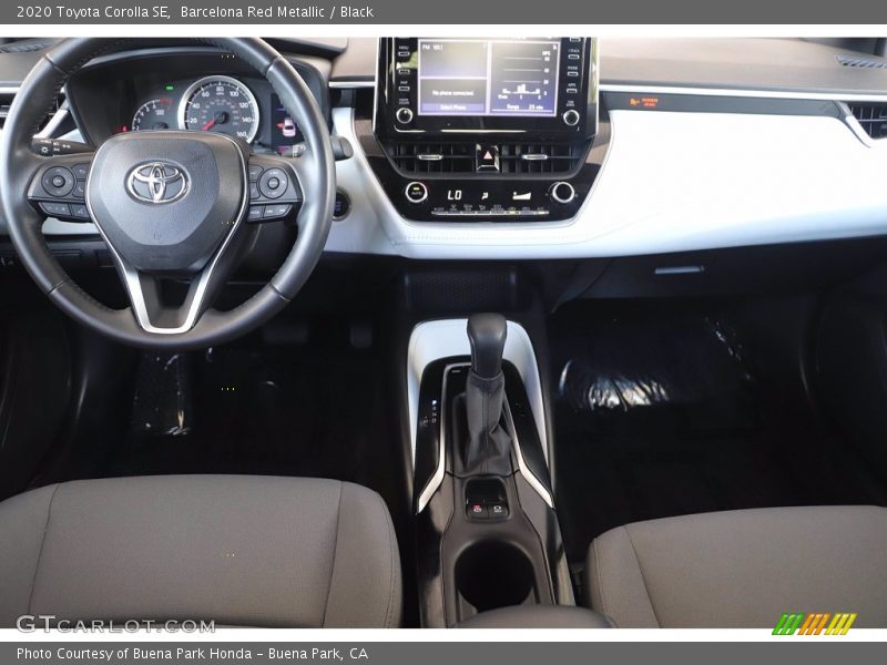 Barcelona Red Metallic / Black 2020 Toyota Corolla SE
