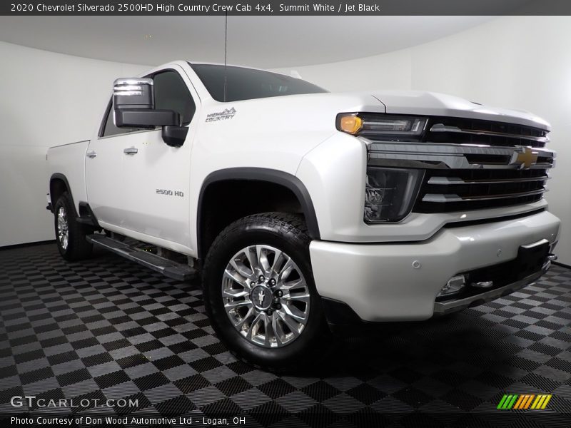 Summit White / Jet Black 2020 Chevrolet Silverado 2500HD High Country Crew Cab 4x4