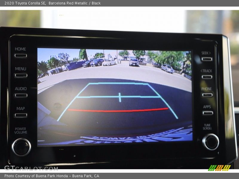 Barcelona Red Metallic / Black 2020 Toyota Corolla SE