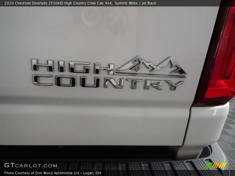 Summit White / Jet Black 2020 Chevrolet Silverado 2500HD High Country Crew Cab 4x4