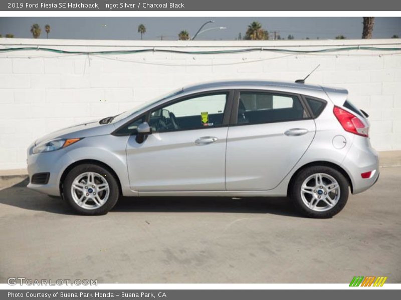 Ingot Silver / Charcoal Black 2019 Ford Fiesta SE Hatchback