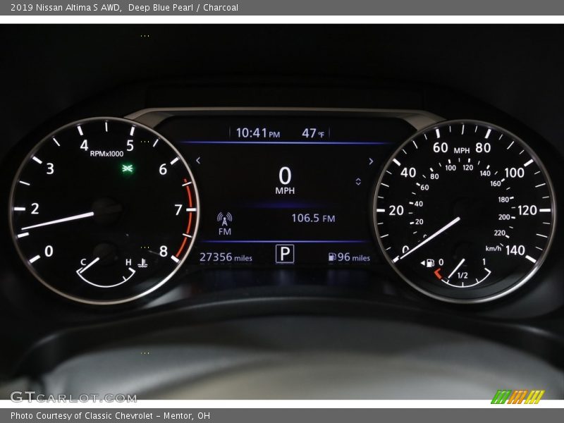  2019 Altima S AWD S AWD Gauges