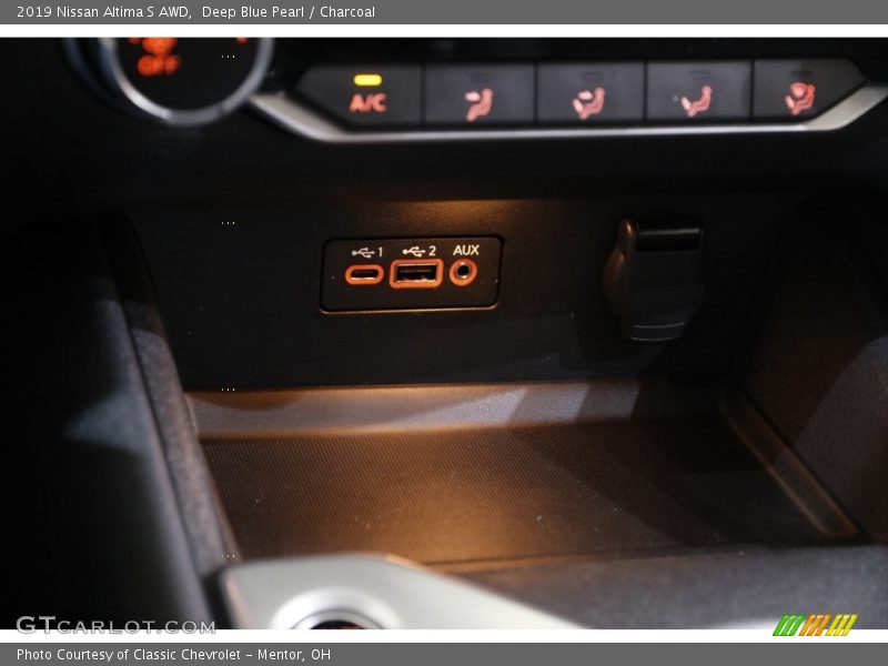 Deep Blue Pearl / Charcoal 2019 Nissan Altima S AWD