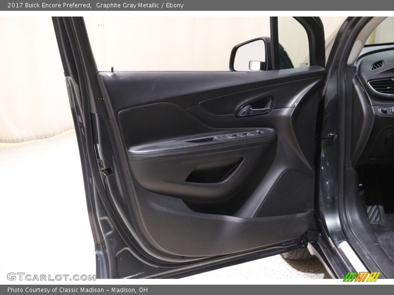 Graphite Gray Metallic / Ebony 2017 Buick Encore Preferred