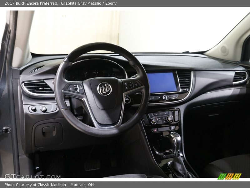Graphite Gray Metallic / Ebony 2017 Buick Encore Preferred