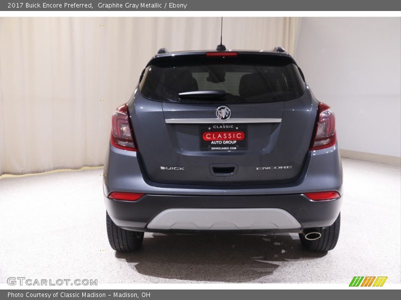 Graphite Gray Metallic / Ebony 2017 Buick Encore Preferred