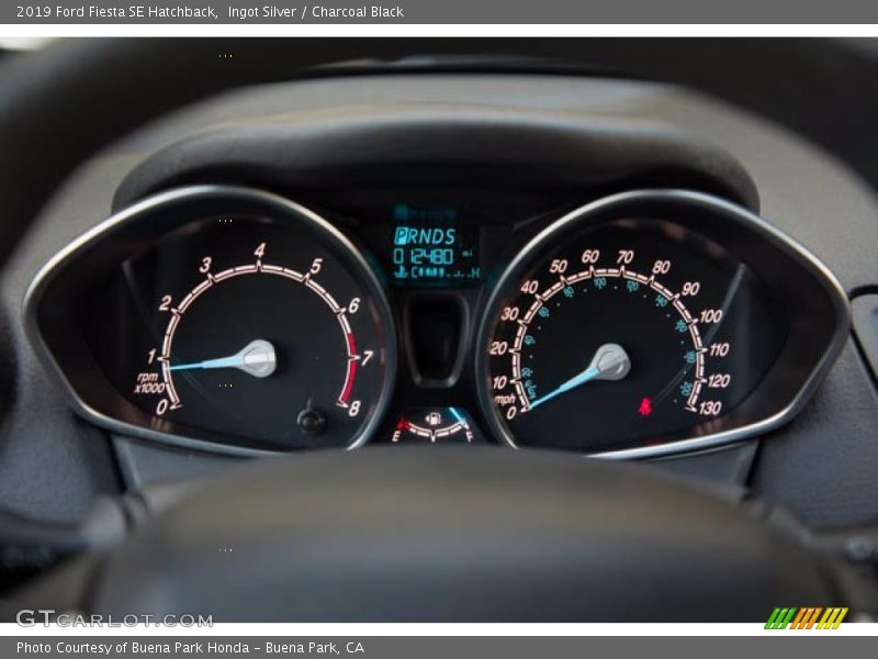 Ingot Silver / Charcoal Black 2019 Ford Fiesta SE Hatchback