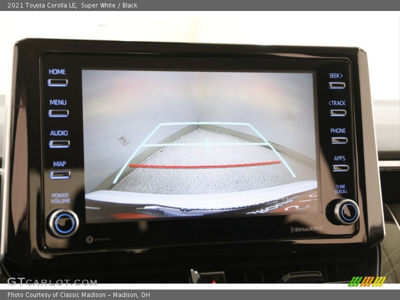 Super White / Black 2021 Toyota Corolla LE
