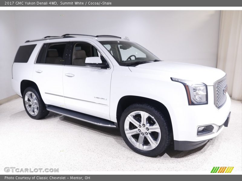 Summit White / Cocoa/­Shale 2017 GMC Yukon Denali 4WD