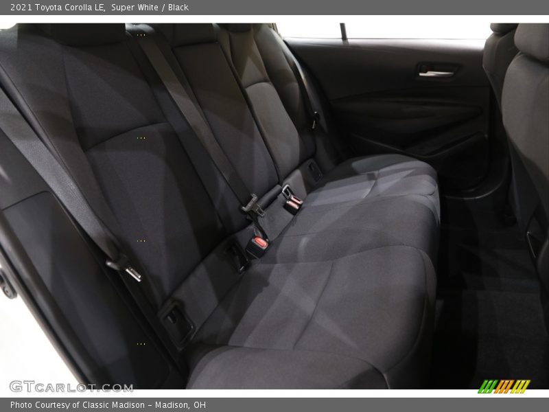 Super White / Black 2021 Toyota Corolla LE